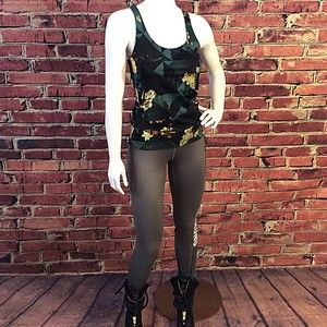 Energie Women's Sleeveless Yoga/workout Racerback Top W/Built in Bra Size XL